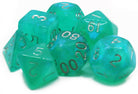 Turquoise Stardust Dice