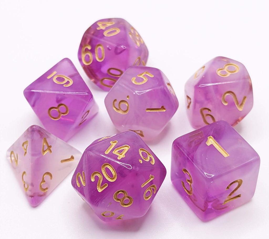 Stormfront purple power dice for dnd games