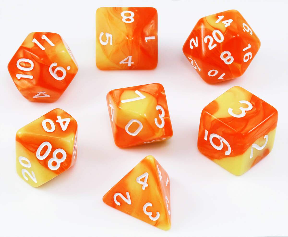 RPG Dice Sunfire