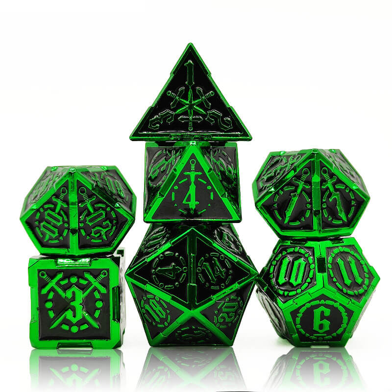Green Swordmaster dice