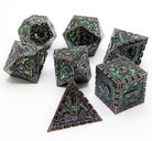 Magic Tower Dice Metal Purple and Green