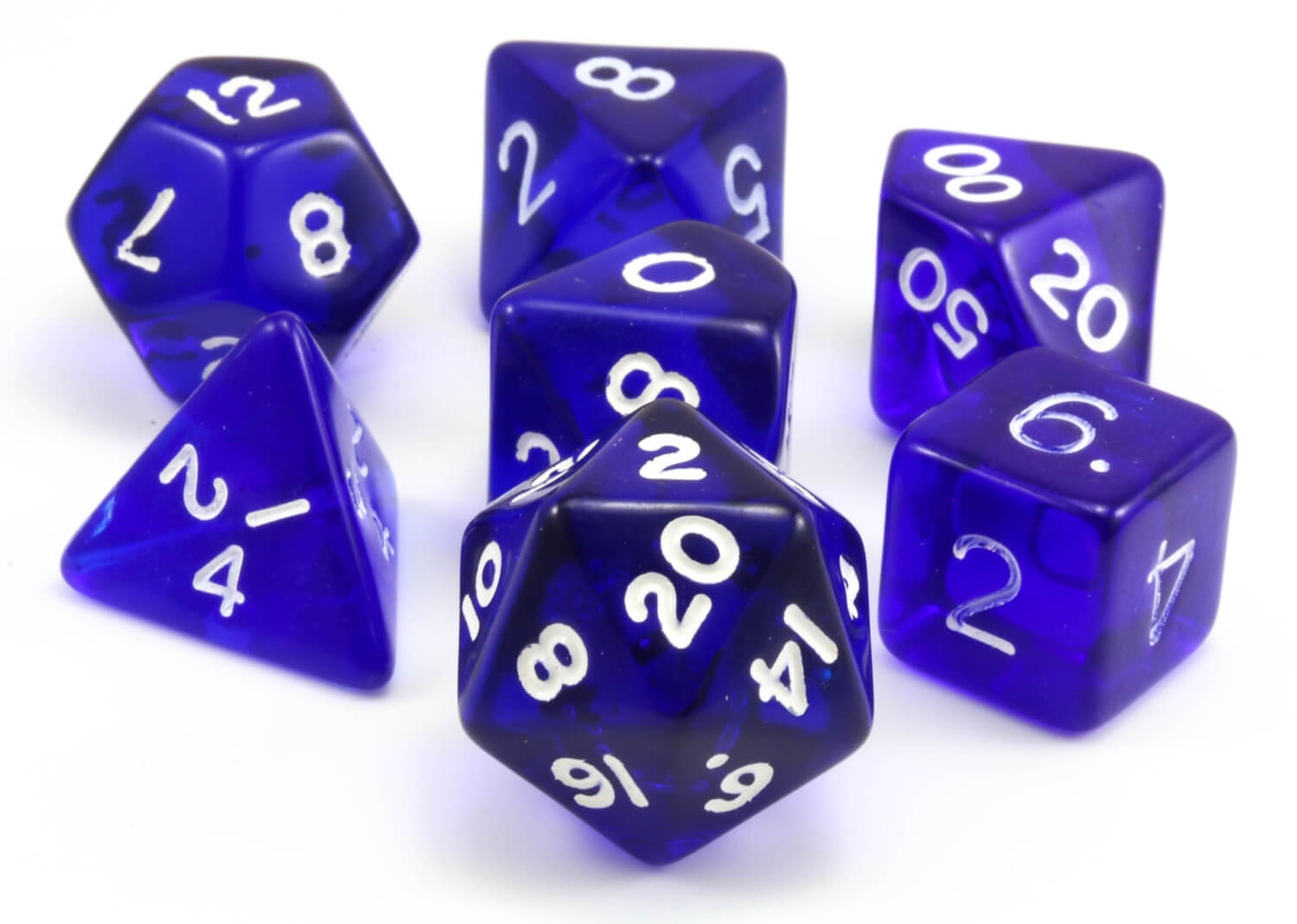 Translucent Blue Dice