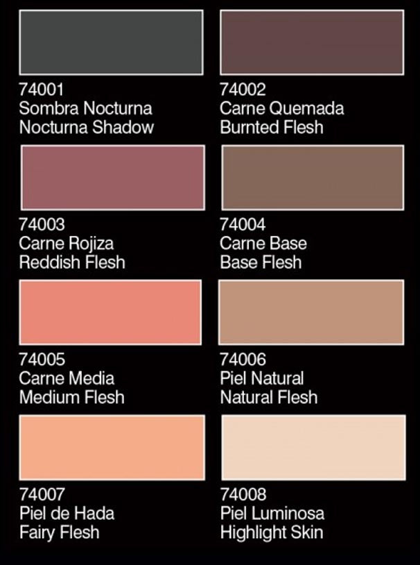 Vallejo Paint Colors 2