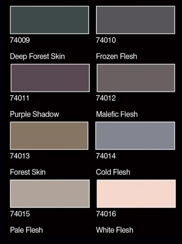 Vallejo Skin Tones Paint Set (8 Color) Paint