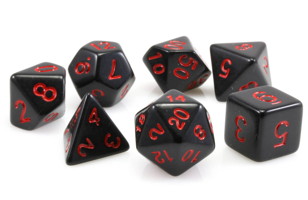 Vampire Black and Red Dice
