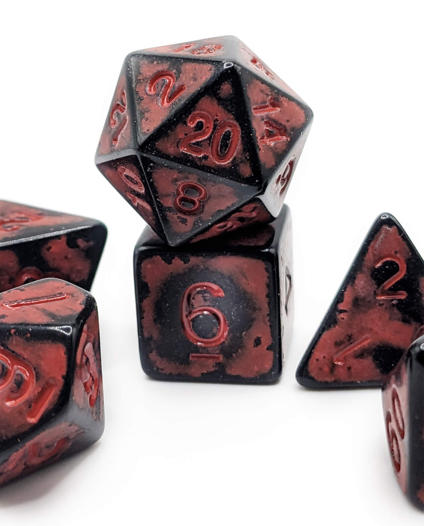 Vampires curse d20 dice for tabletop roleplaying games