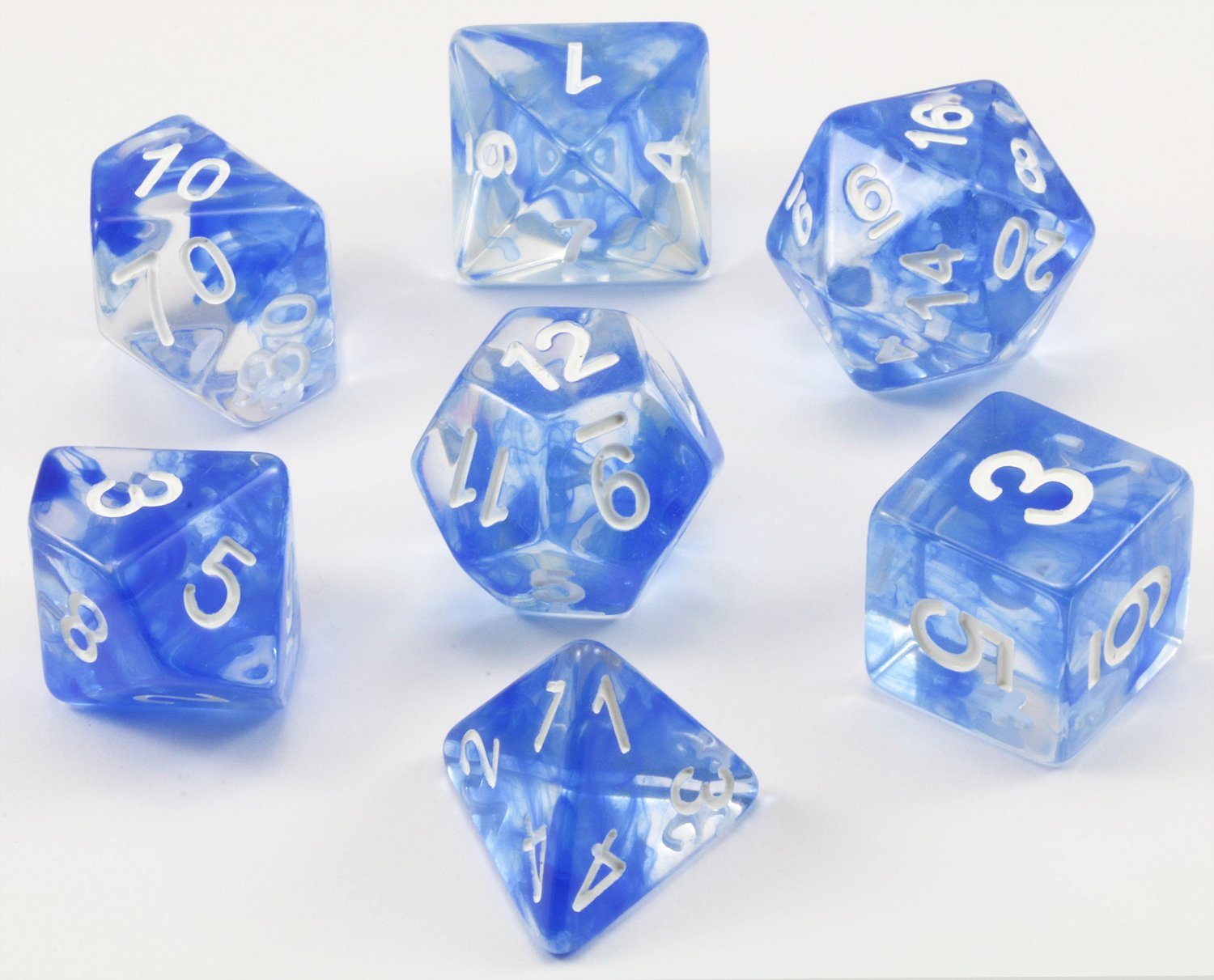 RPG Dice Venom Blue