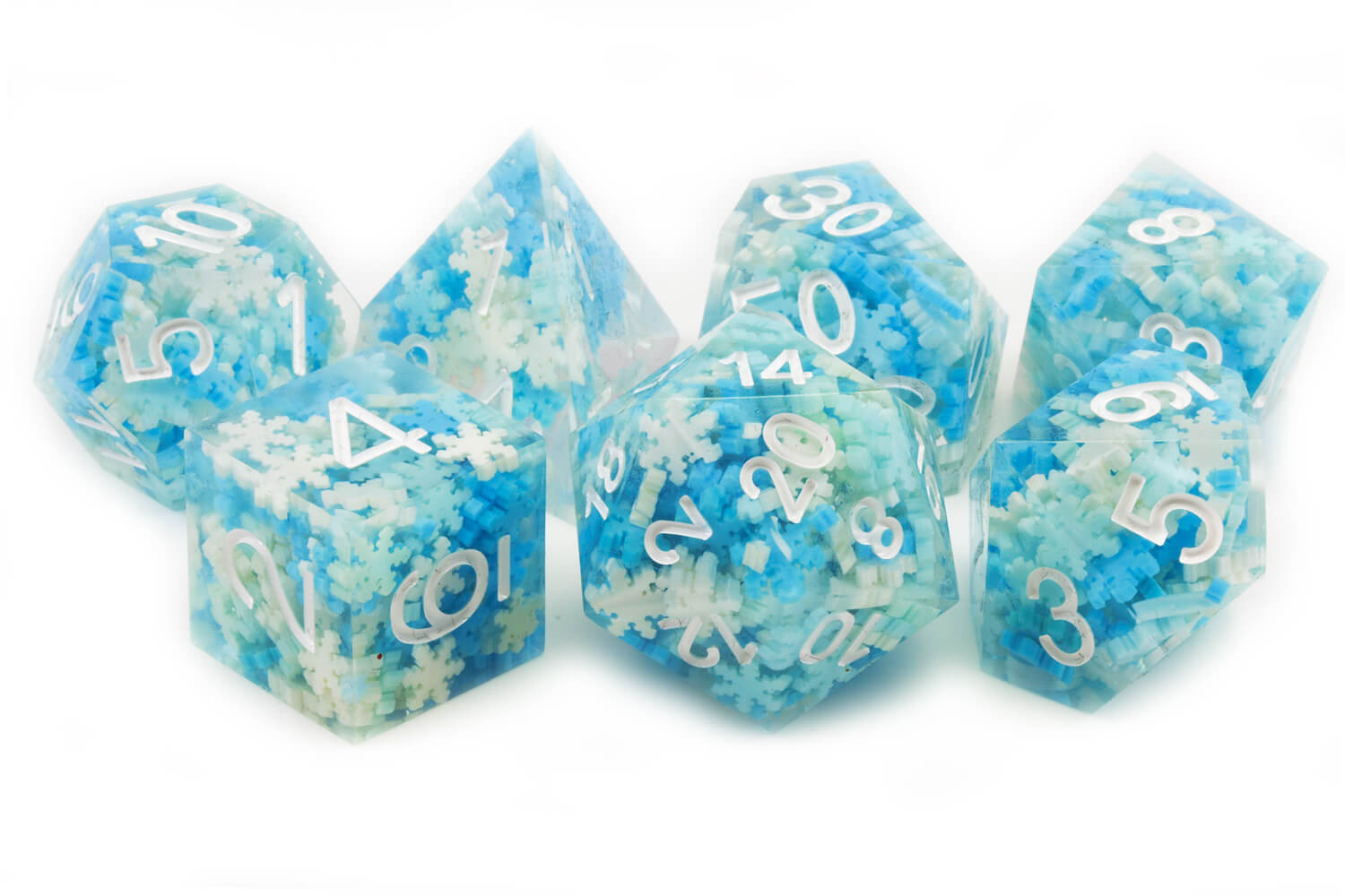 Snowflake Dice Set