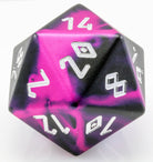 Giant d20 aluminum black pink