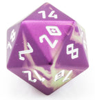 Giant d20 aluminum purple green