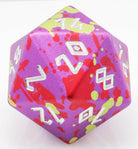  Giant d20 aluminum purple red