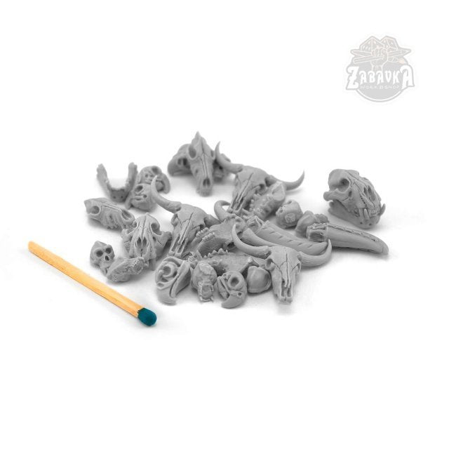 Tabletop Miniature Animal Skulls Basing