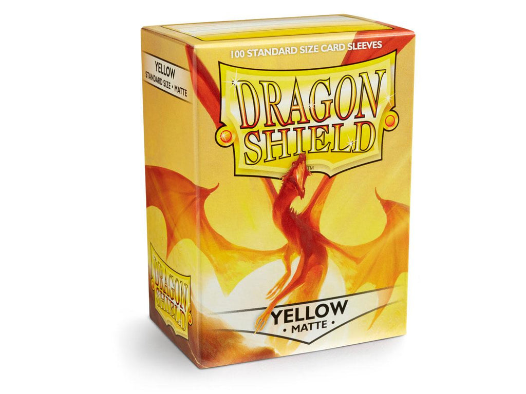 Dragon Shield Card Sleeves Matte Yellow