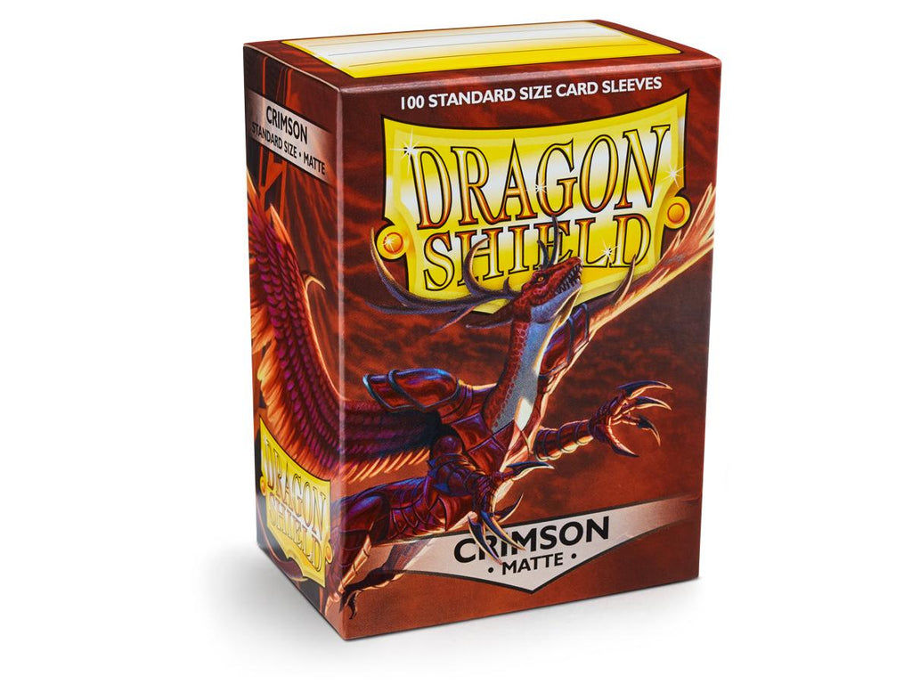 Dragon Shield Card Sleeves Matte Crimson