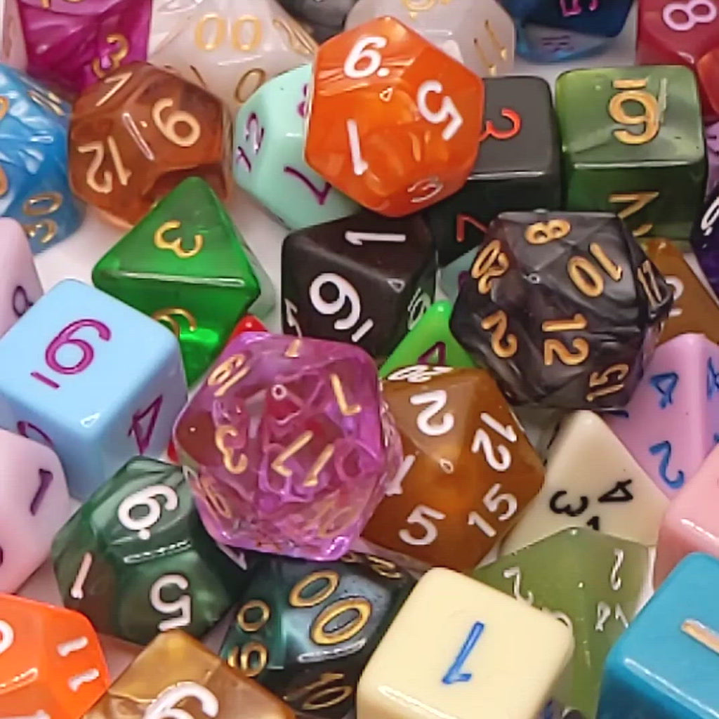 Pound of DnD Dice Video