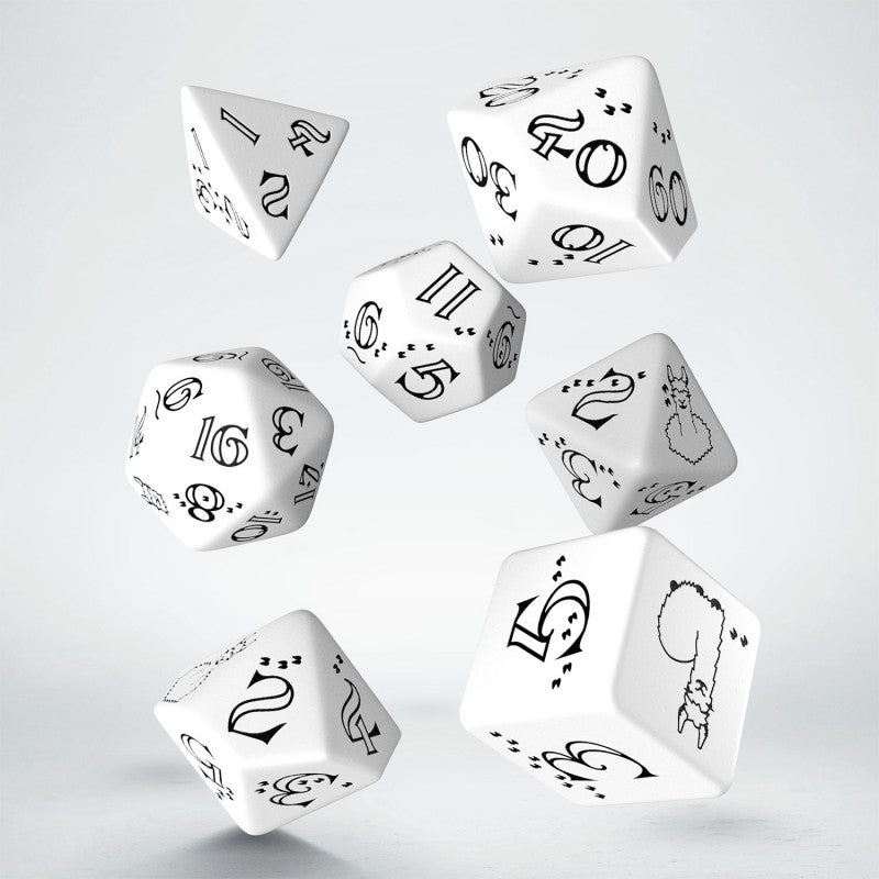 White Llama RPG Dice