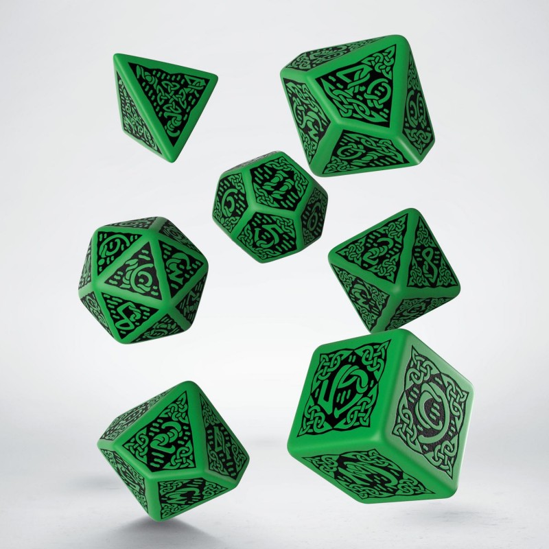 Celtic dice Green