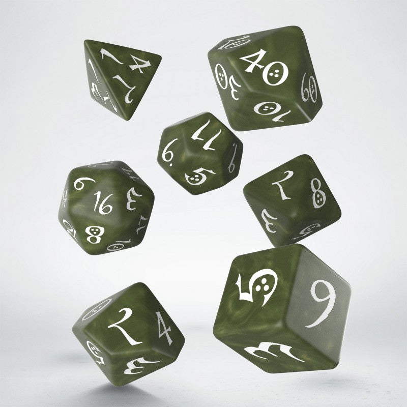 Q Workshop Classic Olive dice