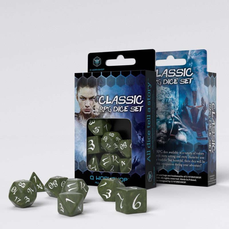 Classic Olive dice