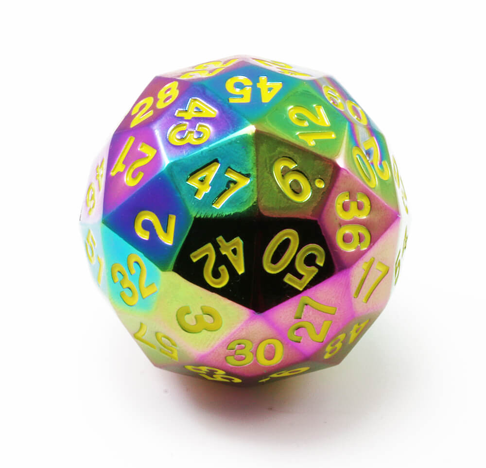 Rainbow d60 dnd dice