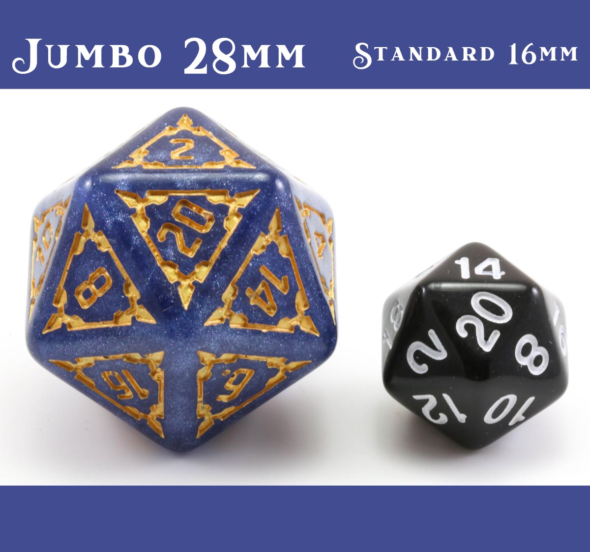 Giant d20 Size Comparison