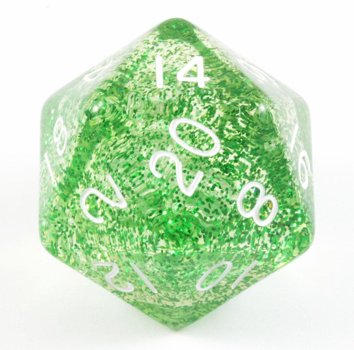 Giant d20 D&D Light Green