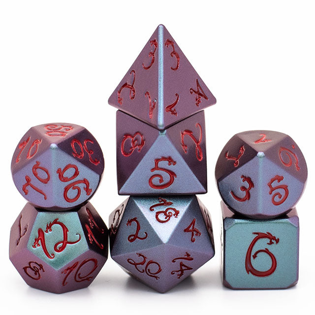 Color shift dnd dice purple