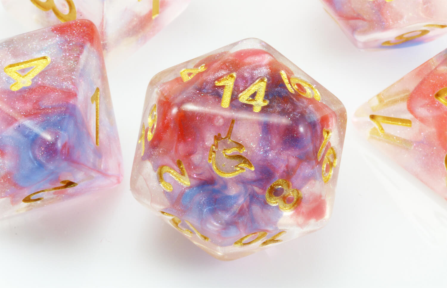 D&D Unicorn Dice Cosmic Carnival