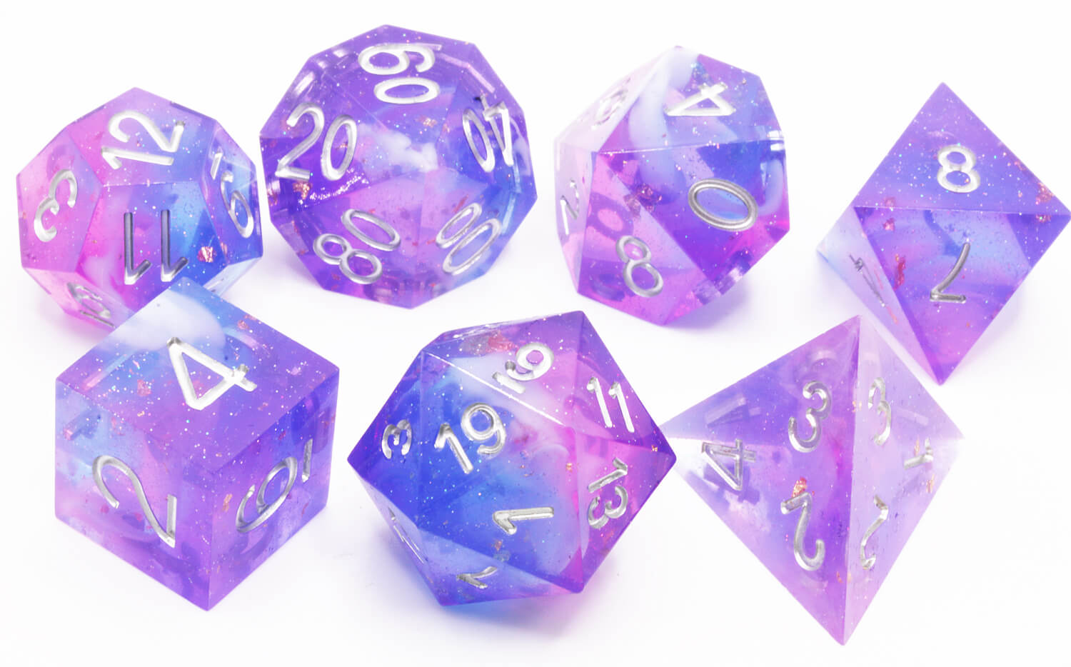 Purple DnD Dice Set