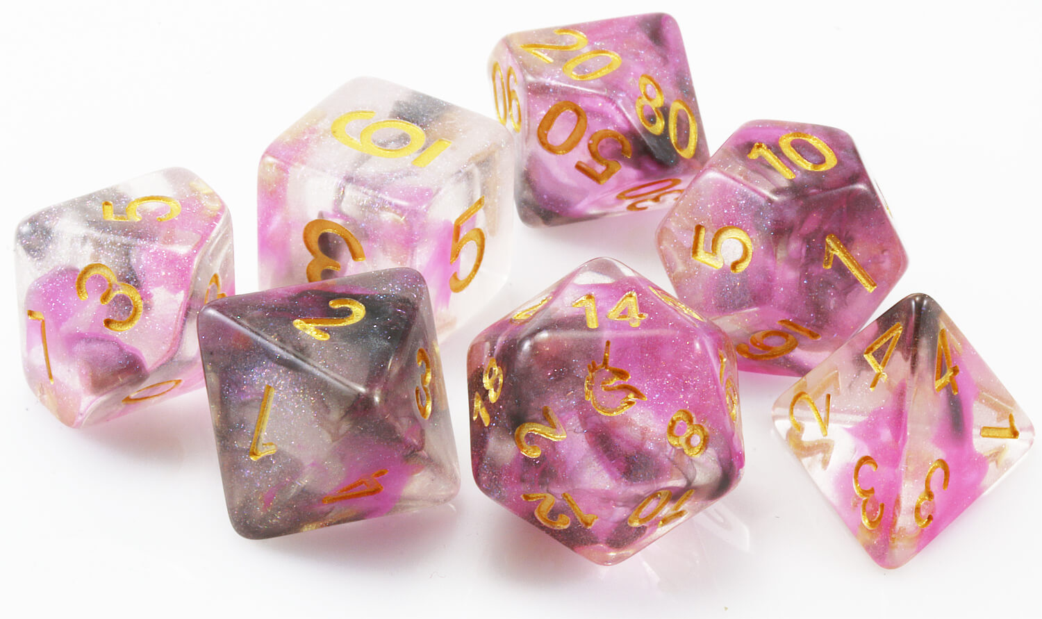 Unicorn Dice Blushing Steel