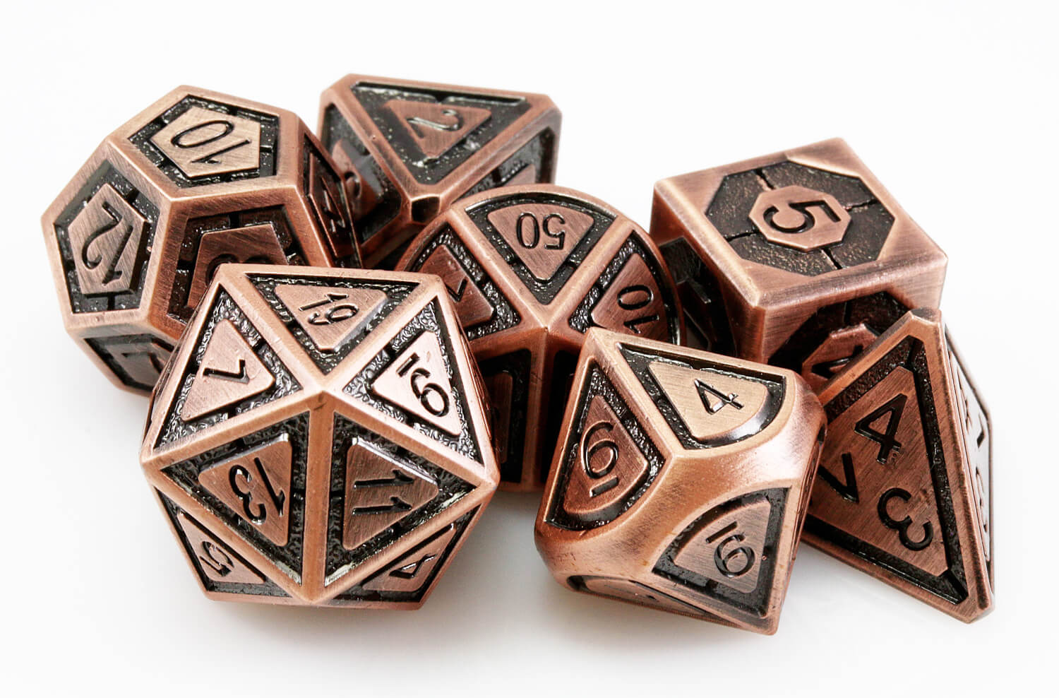 Assassin Dice RPG Antique Copper 2