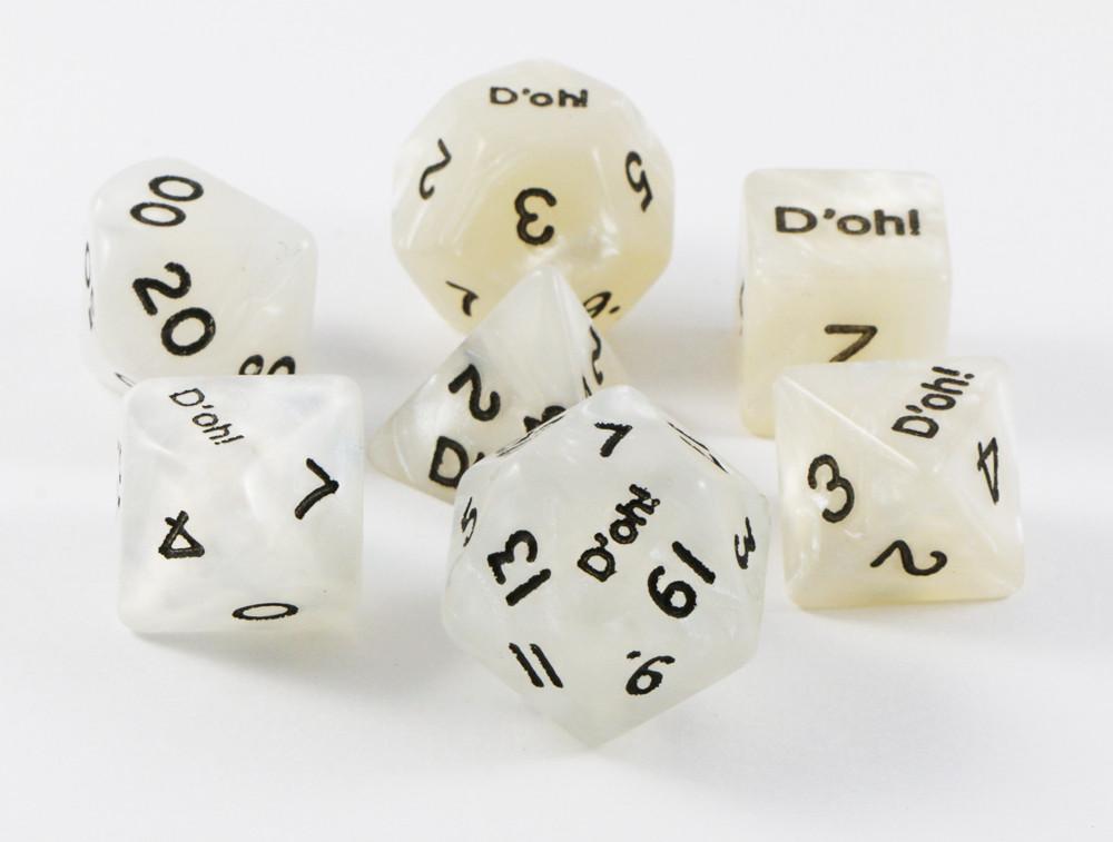 D'oh! Dice Pearl White