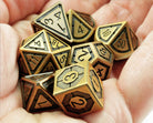 Antique brass assassin dice 3