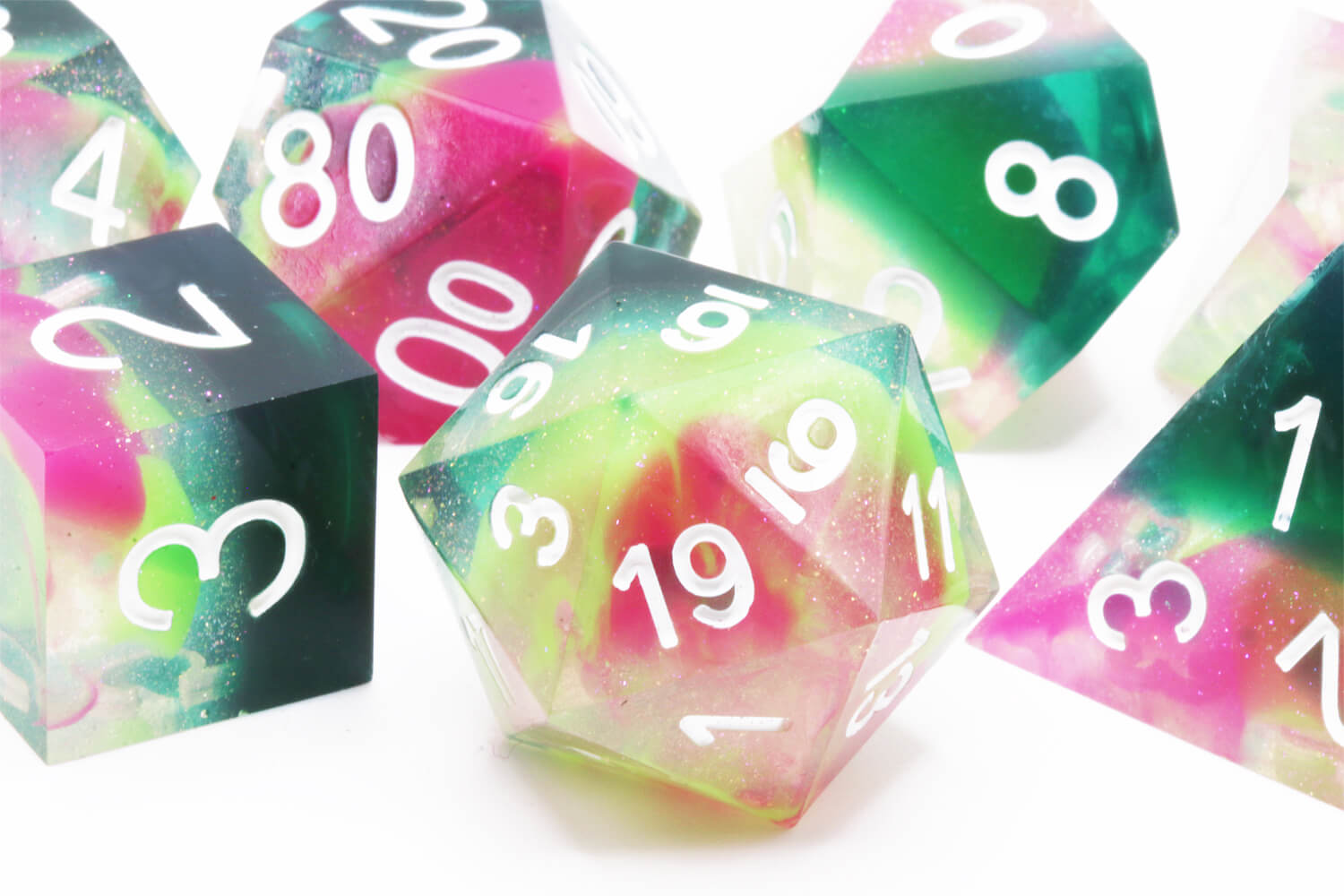 Watermelon Inclusion dice