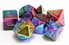 Plated Dice Metal Rainbow 3