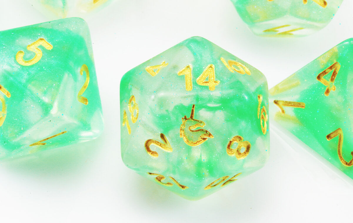 D&D Dice Icy Everglades