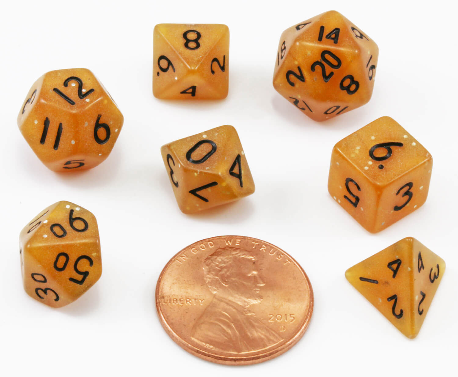 Honey Mead Mini Dice set