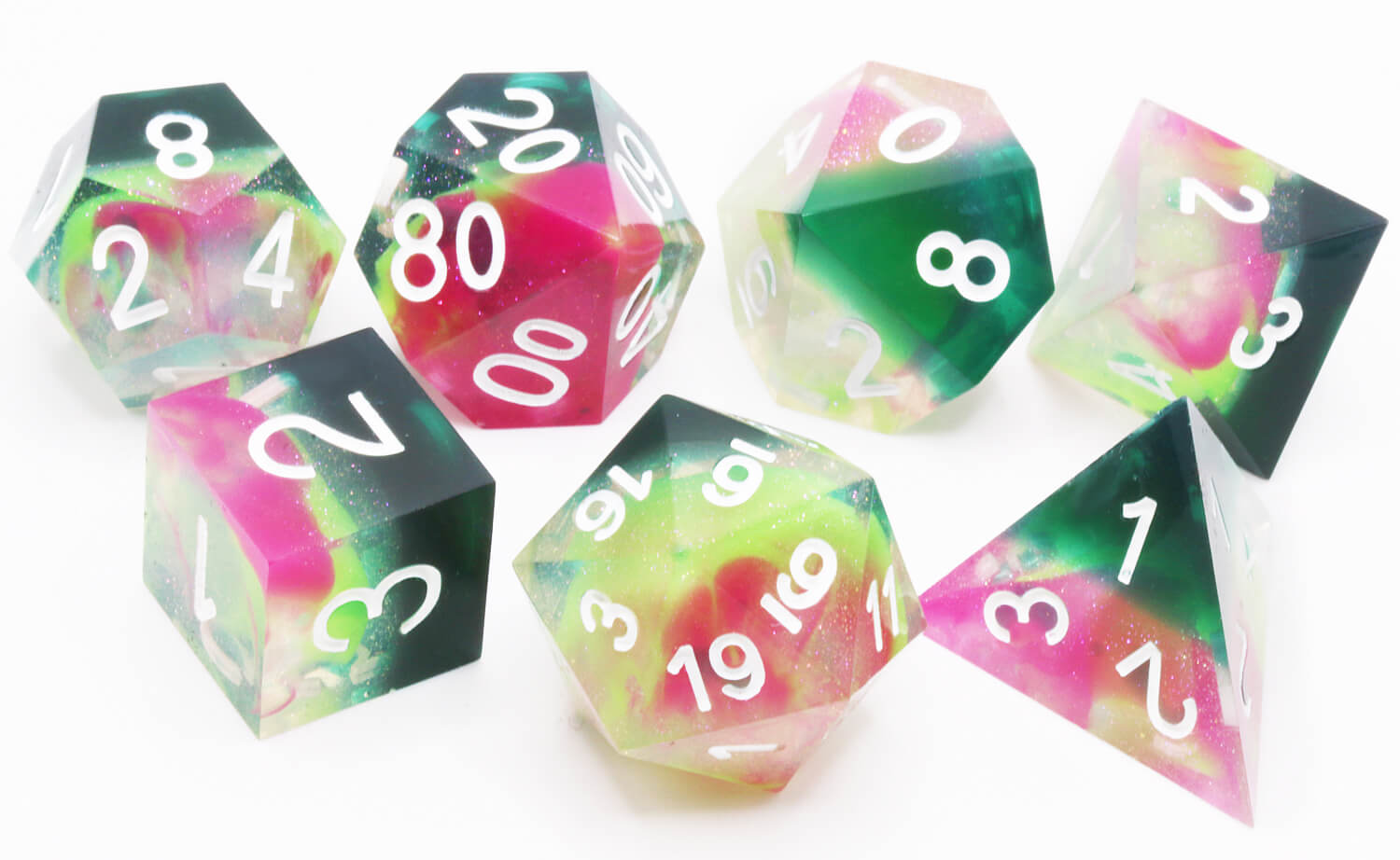 DnD Watermelon Dice