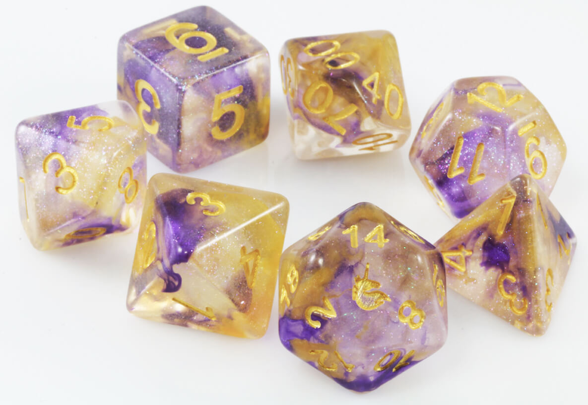 Unicorn Dice Royal Sunset