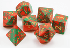 Orange Turquoise D&D Dice 3