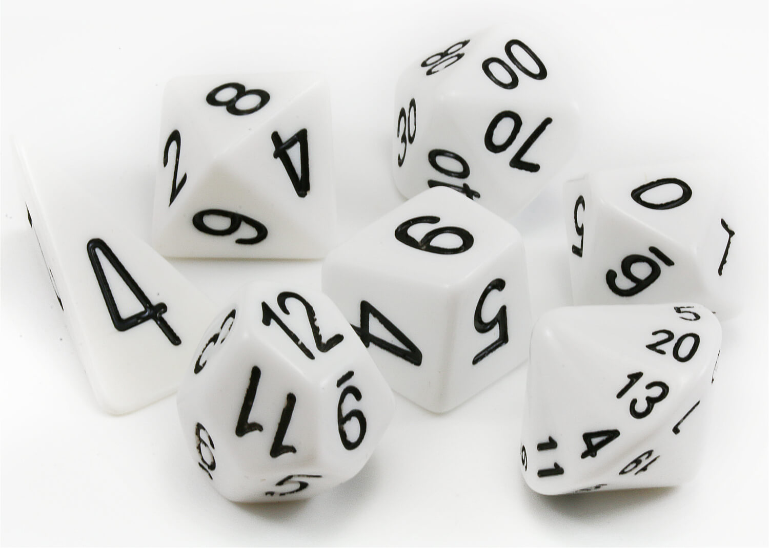 Skew Dice White