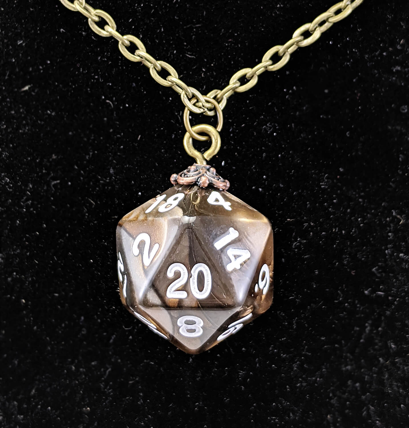 Rogue d20 necklace