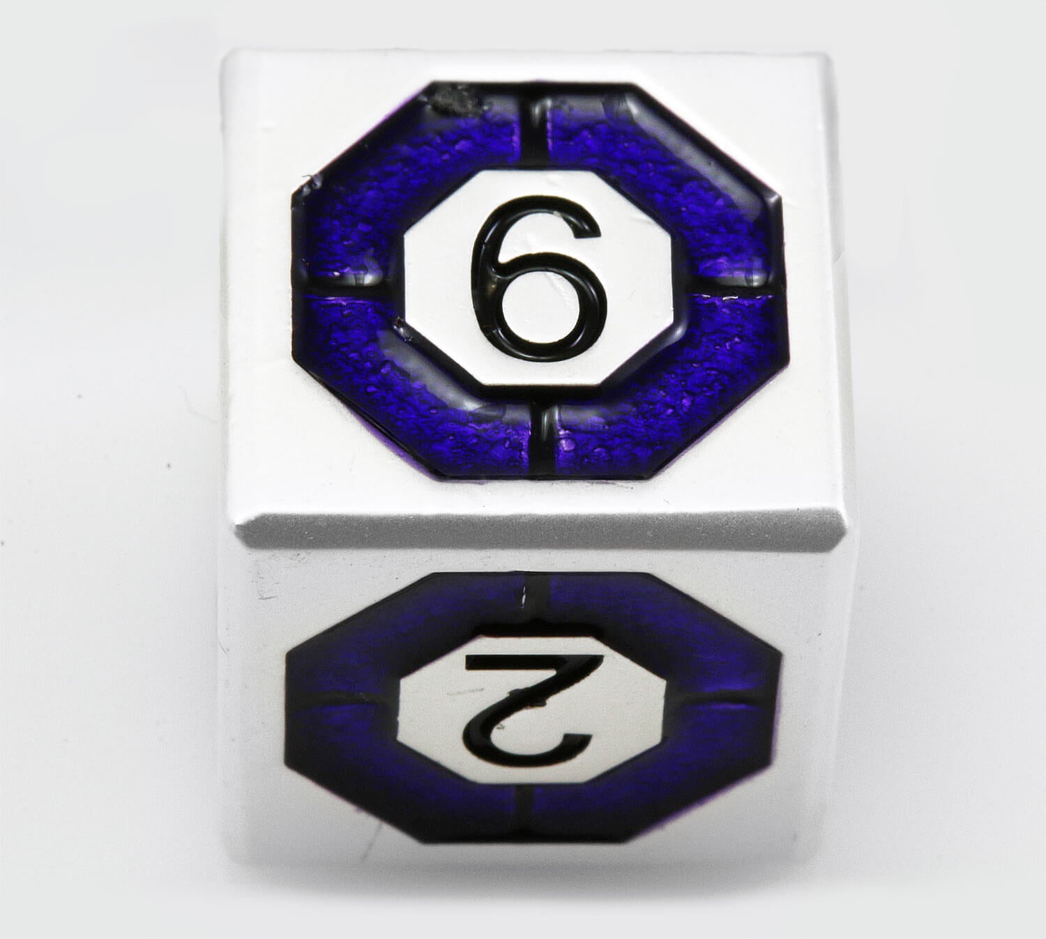 Assassin Dice Indigo Silver 4