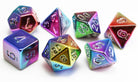 Plated Dice Metal Rainbow 2