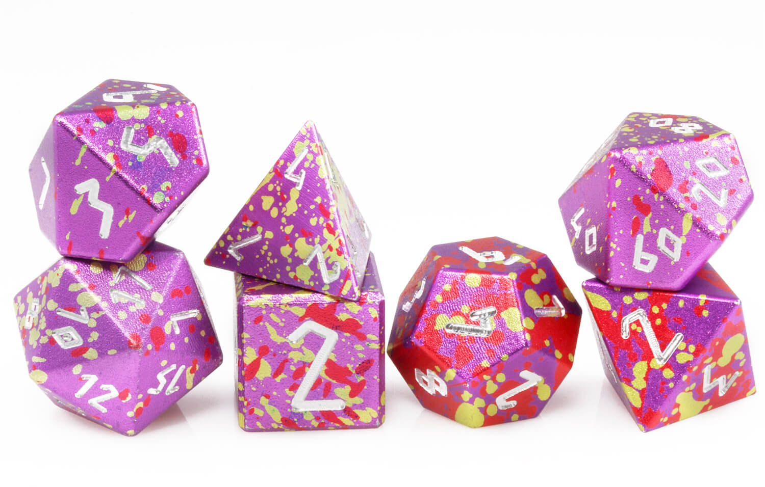 Aluminum Dice D&D Purple