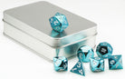 Aluminum dice blue 3