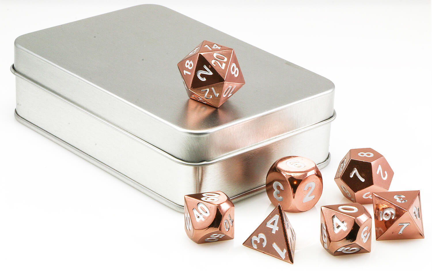 Aluminum dice pink 3