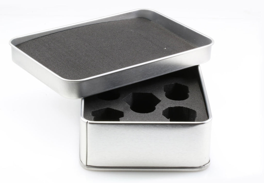 Silver dice box