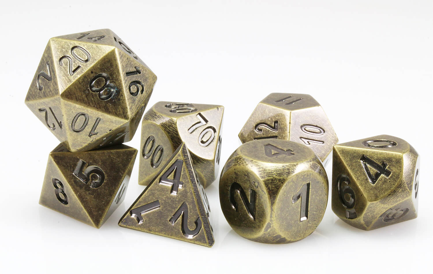 Aluminum Dice Antique Bronze