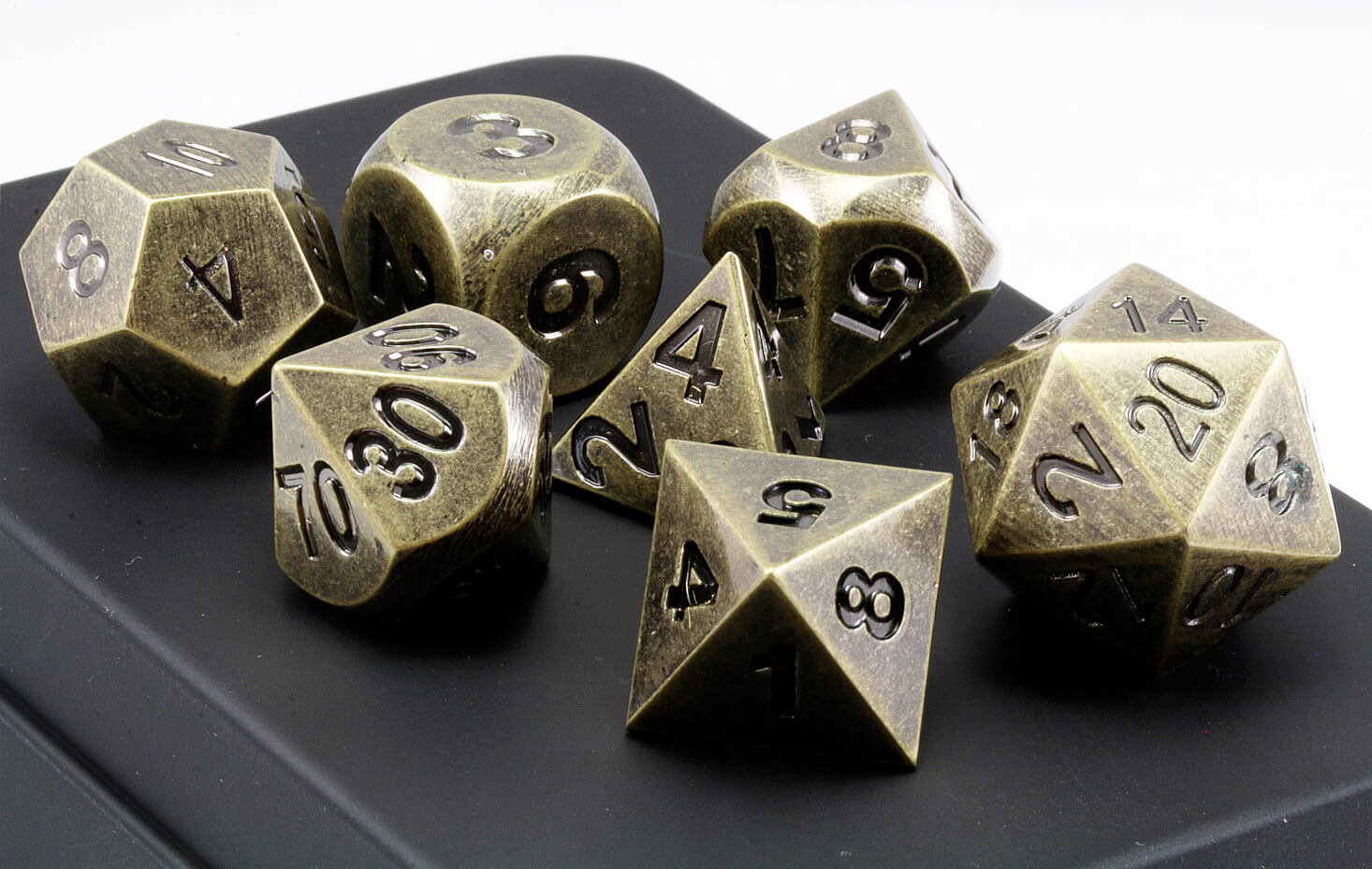 Aluminum Dice Antique Bronze 2